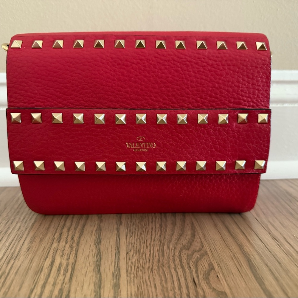 Valentino Red Rockstud  Bag